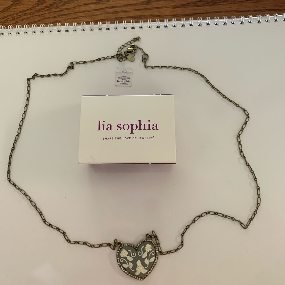 Lia Sophia Heart Locket Necklace